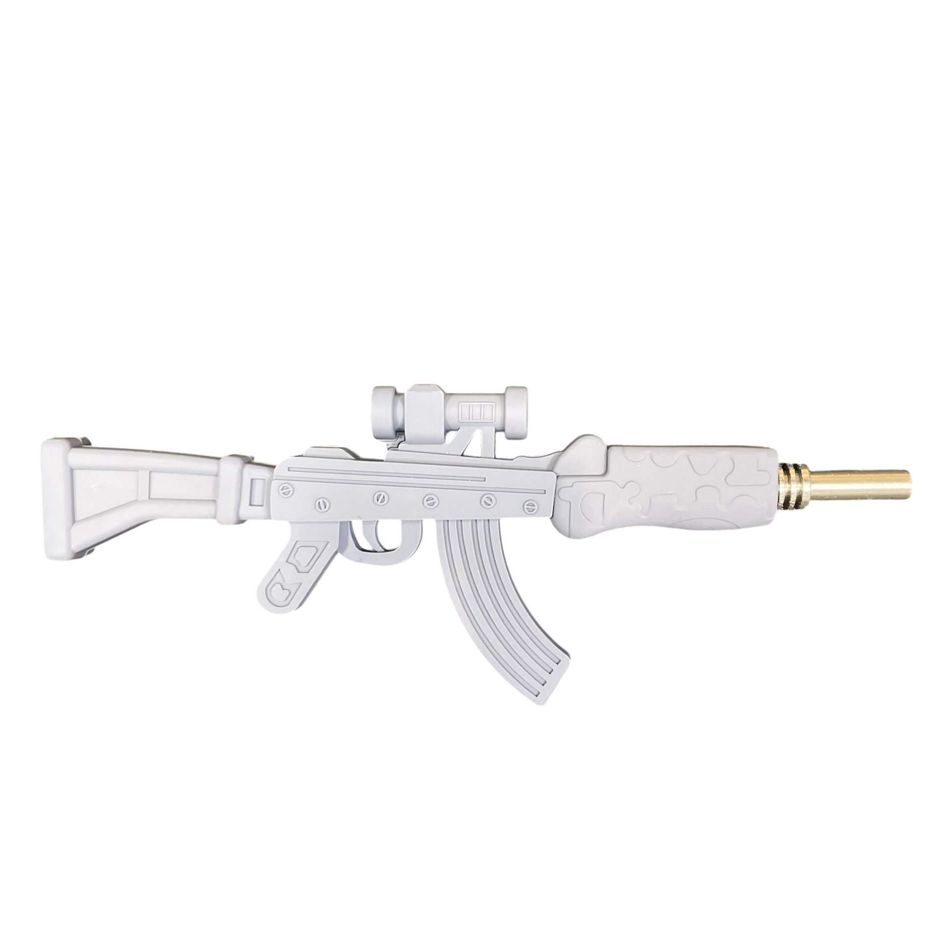 AL Silicone Straw 10mm AK47 6" / Dark Gray